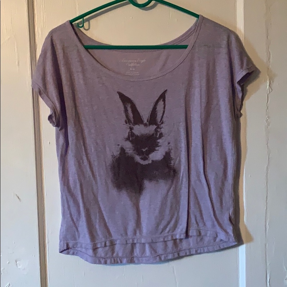 Purple bunny shirt